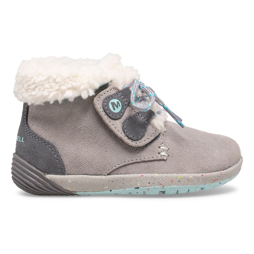 Bottes Merrell Bare Steps Cocoa Jr. Grise Enfant | Y.I.BDIP